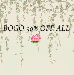 Buy One Get One 50%off!